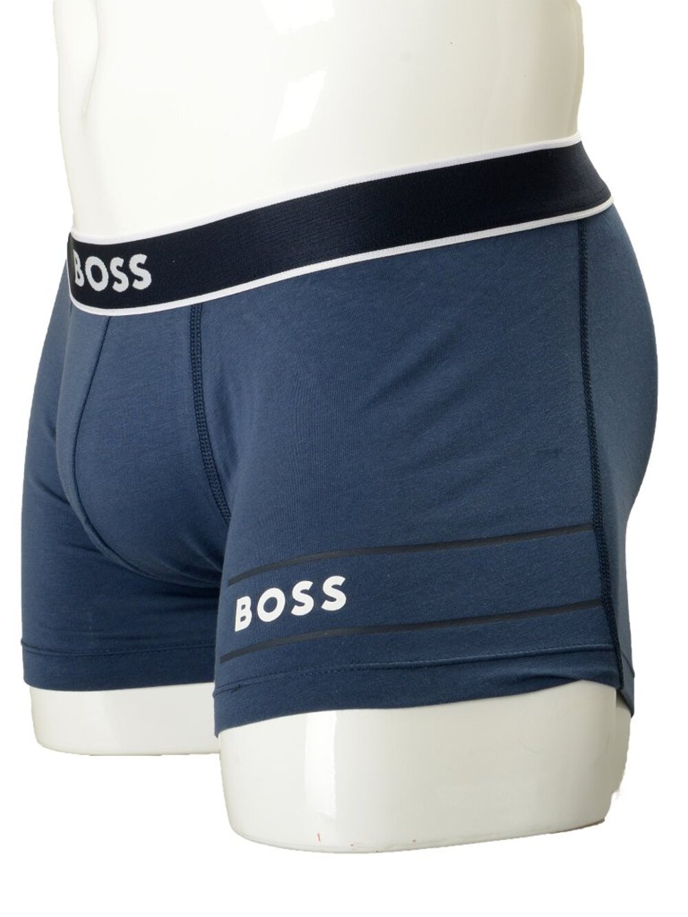 Hugo Boss Men's "Trunk 24 Logo" Logo Strap Trunk Underwear US S IT 48